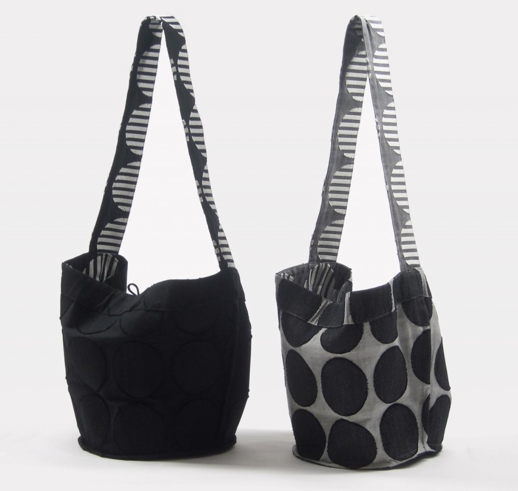 1305_松屋縞と丸バッグ@